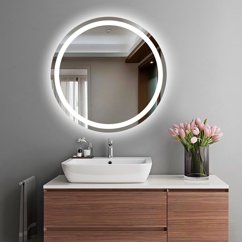 Зеркало в ванную комнату с подсветкой LED-1