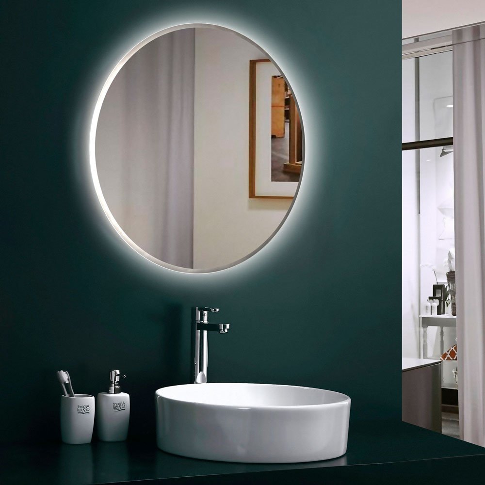 Красиве дзеркало на стіну LED-8