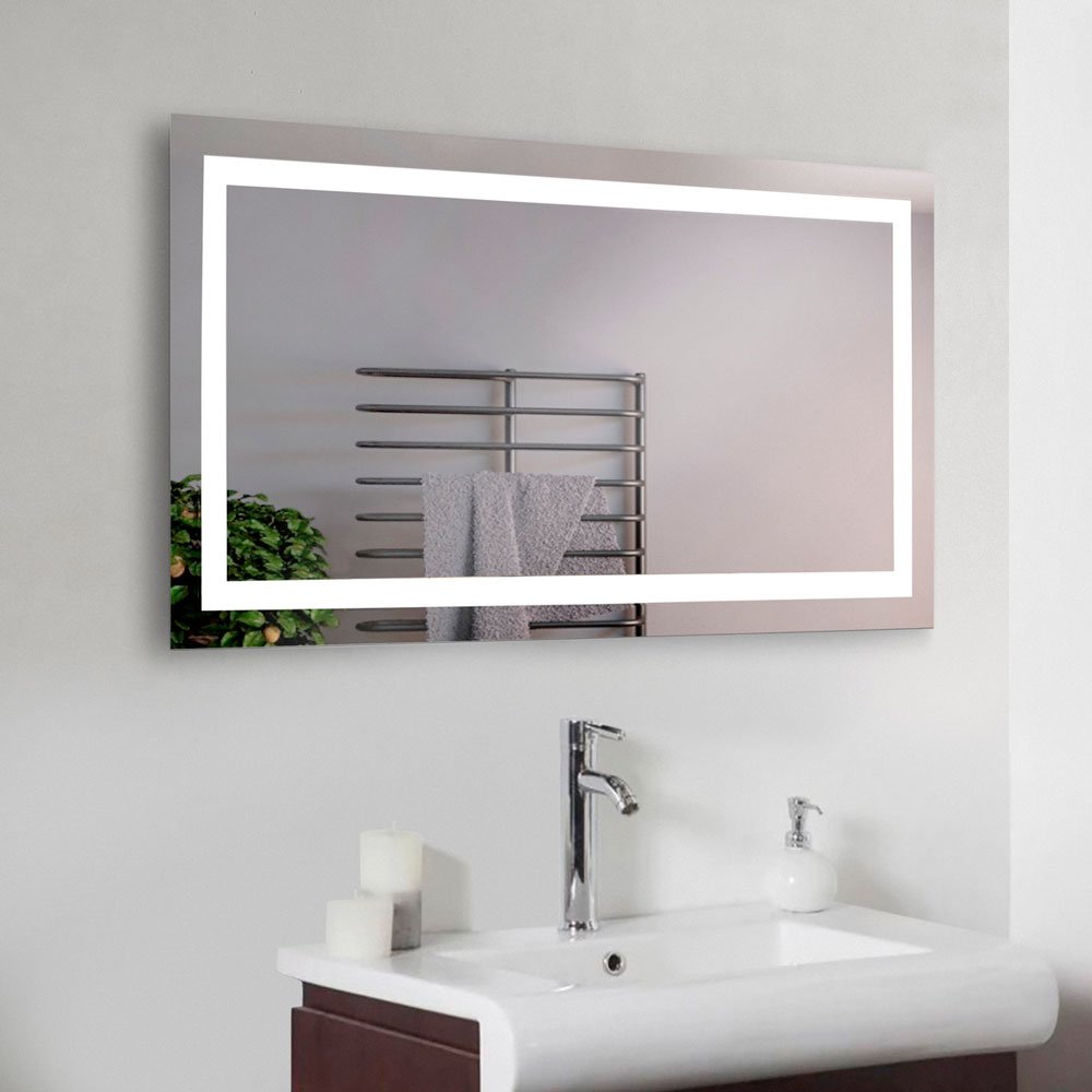 Зеркало с подсветкой в ванную LED-7