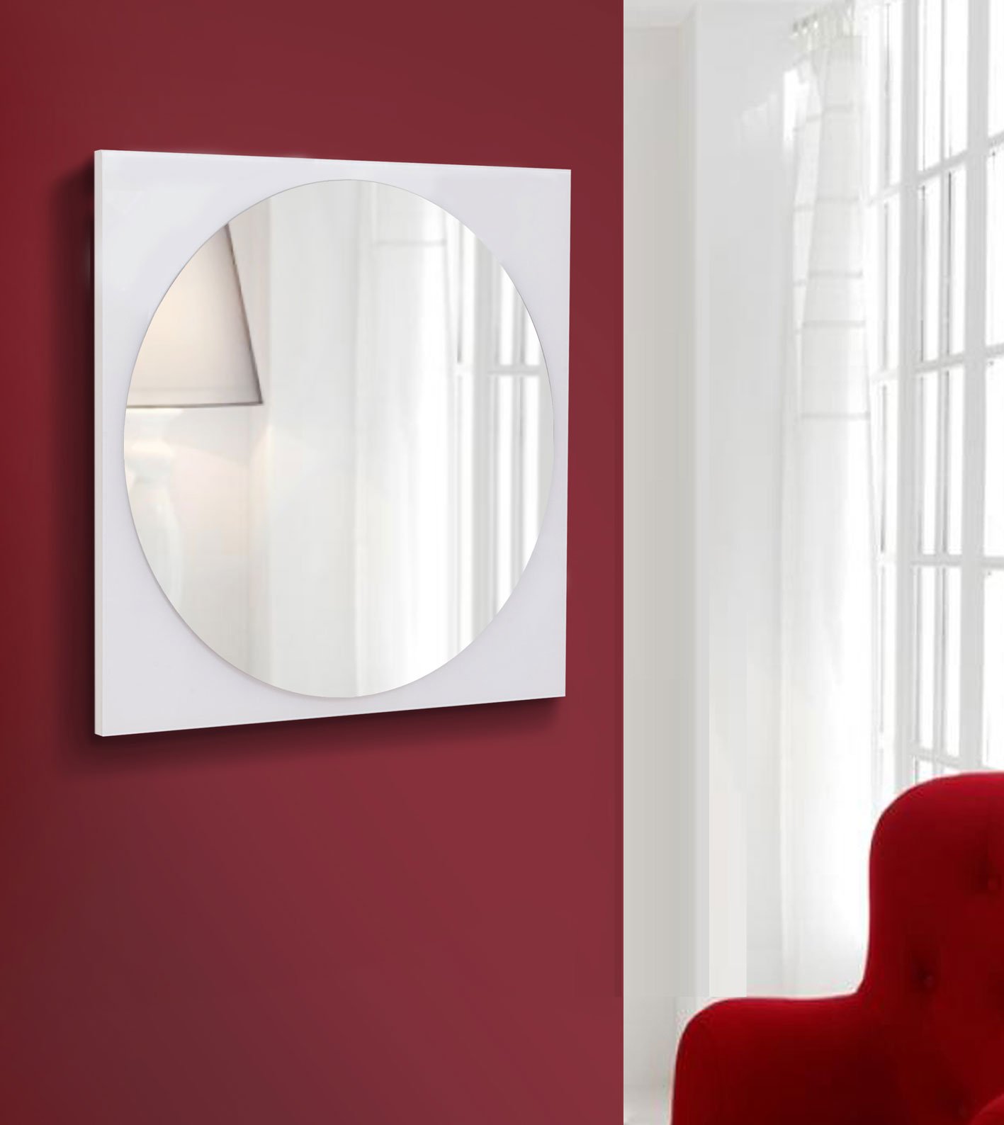 Красивые и недорогие настенные зеркала для ванной З-7