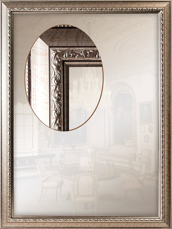 Зеркало на стену прямоугольное, мод. Z5131