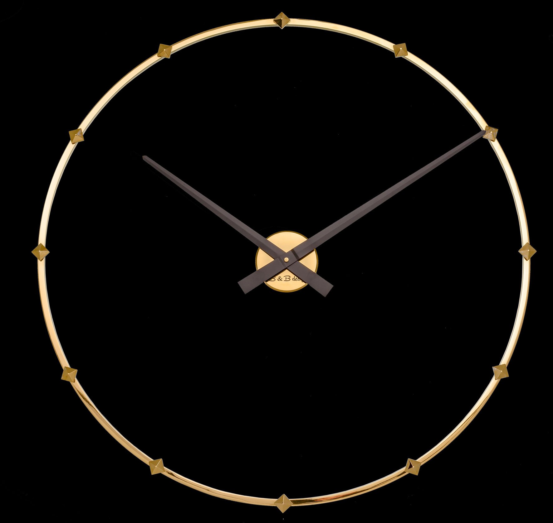 Дизайнерський годинник Delight — золото глянець