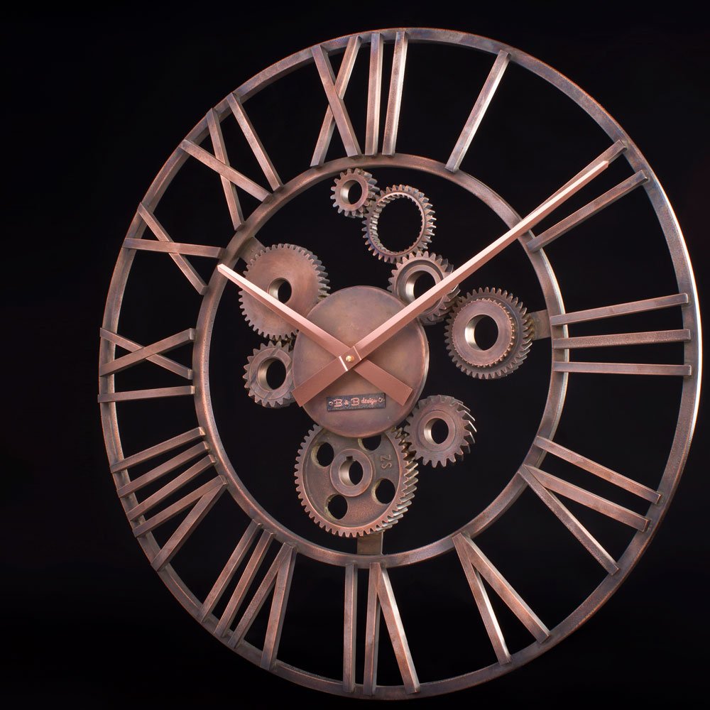 Дизайнерские часы Industrial — медь