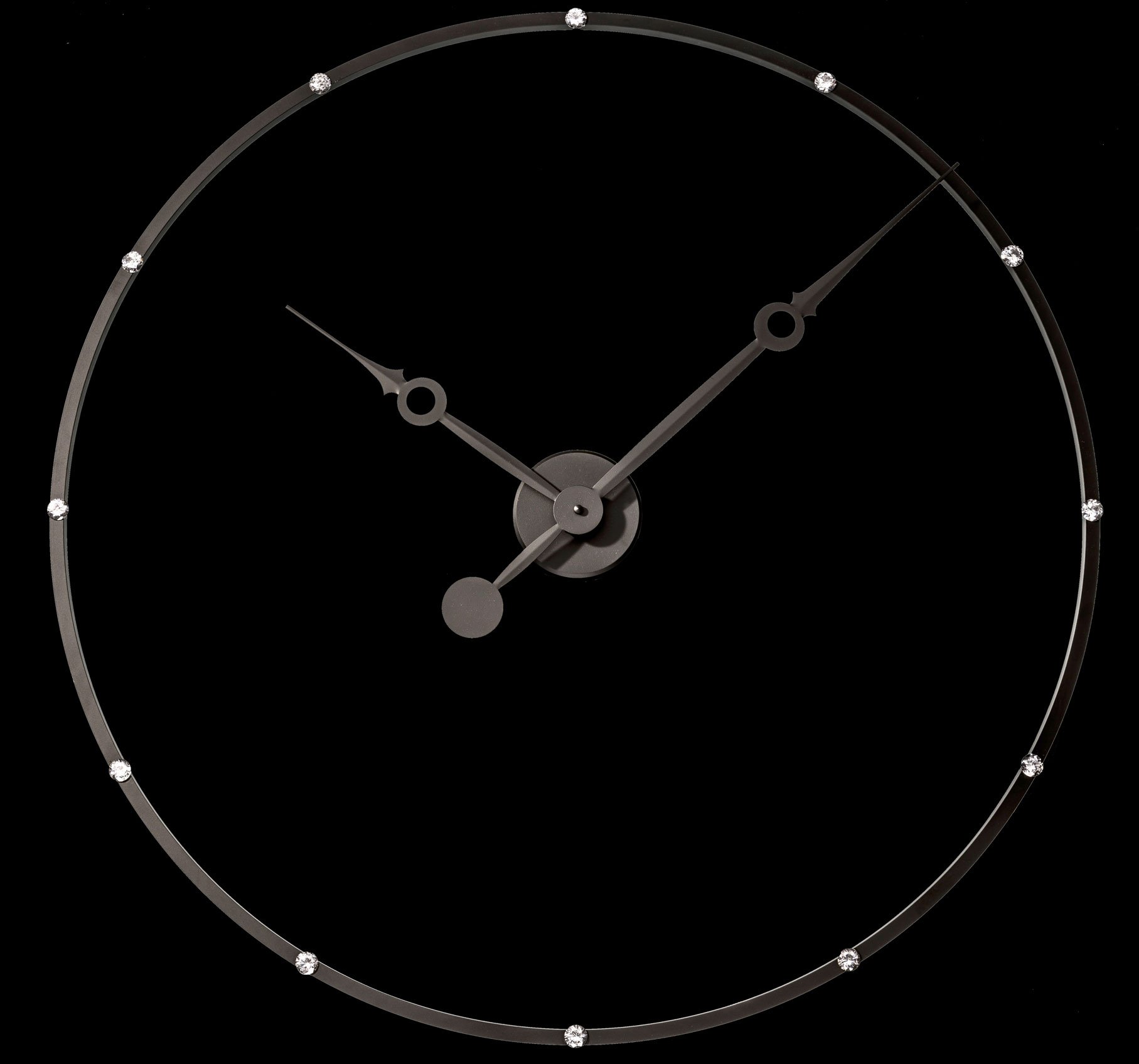 Дизайнерський годинник Crystal — графіт