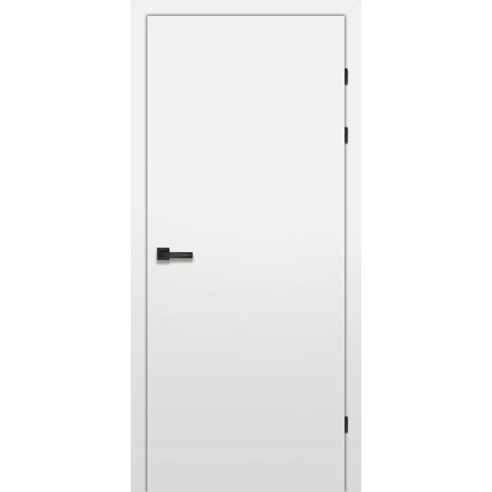 Двері білі рівні Ламінована мод. 2.1