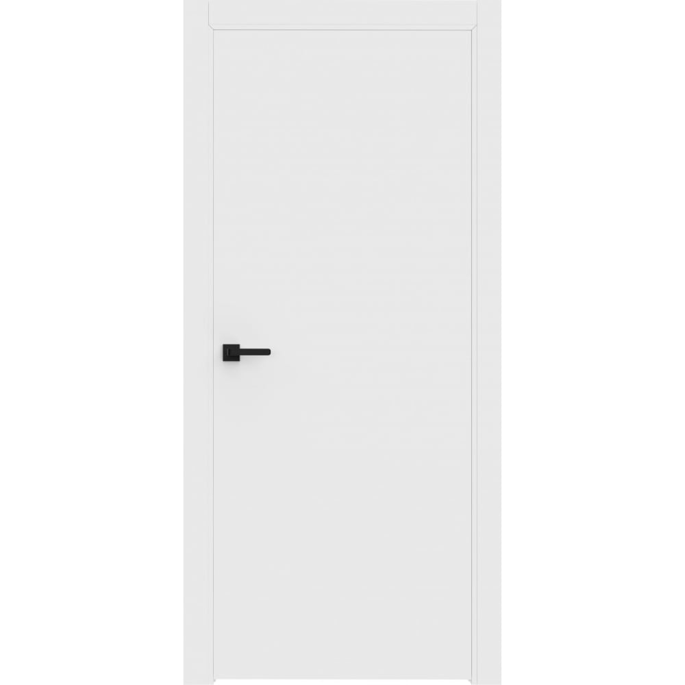 Двері гладкі білі Ламінована мод. 6.01