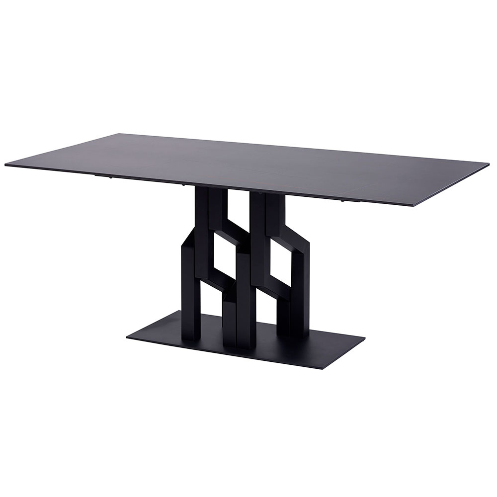 Стол обеденный керамика Etna (Етна) Lofty Black 1800x900
