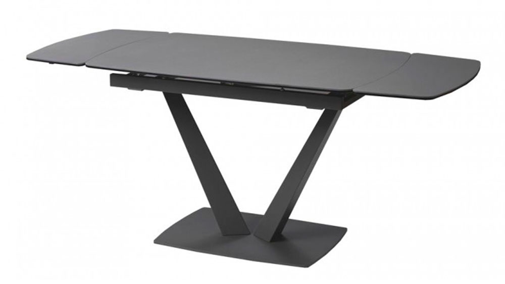 Раскладной стол керамический Elvi (Елви) Pure Grey 120-180 см
