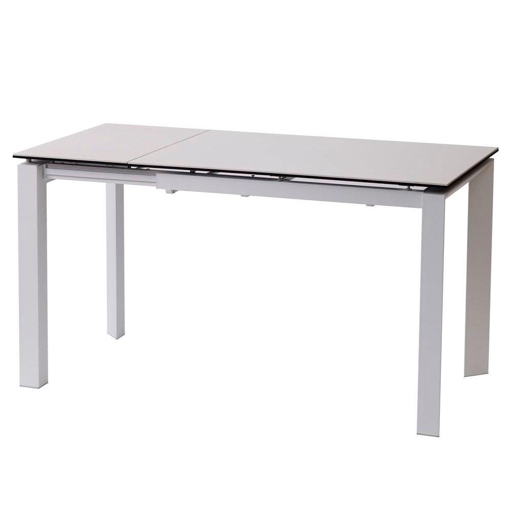 Стол раскладной керамический Bright (Брайт) Pure White 102-142 см