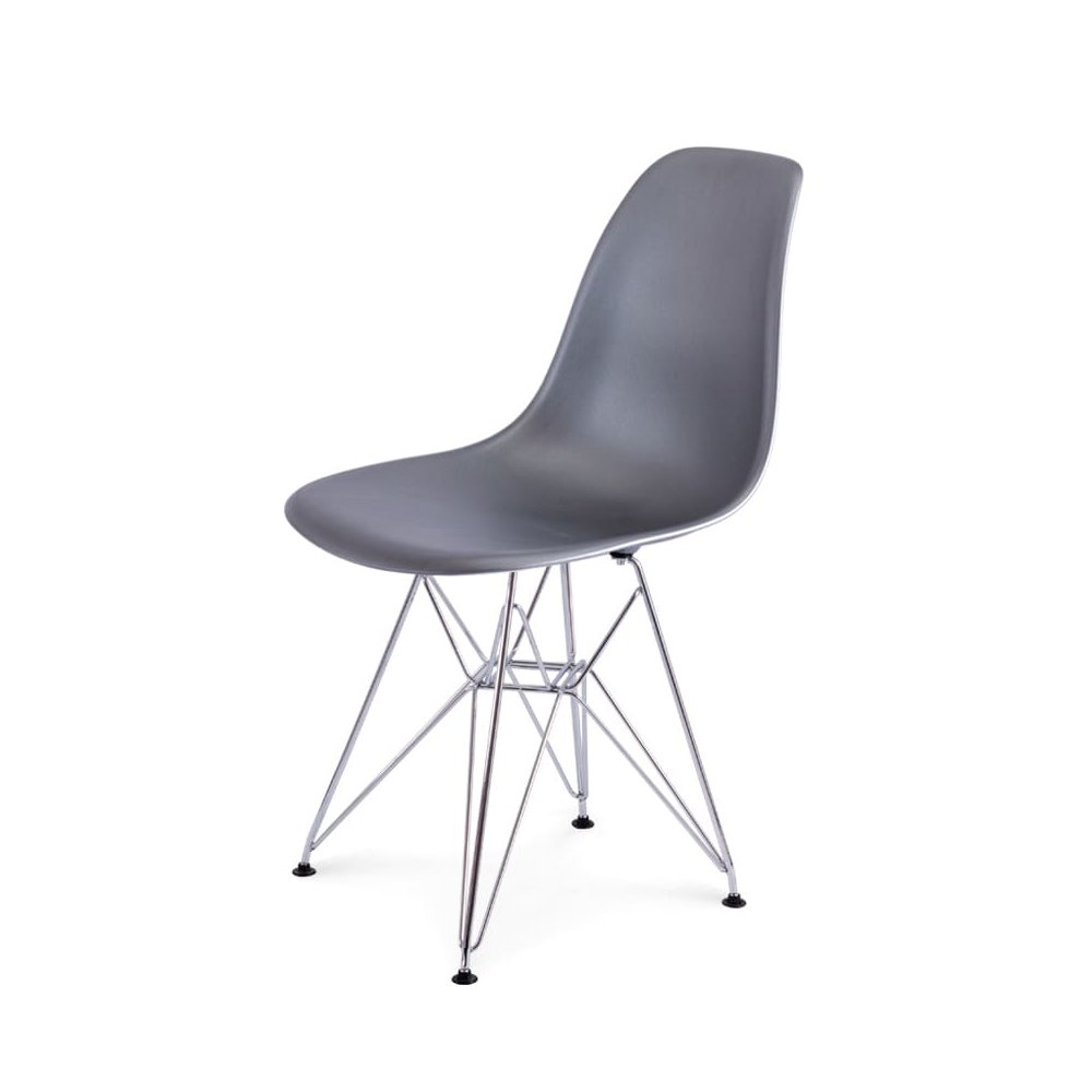 Стул Eames DSR Chair (серебро)