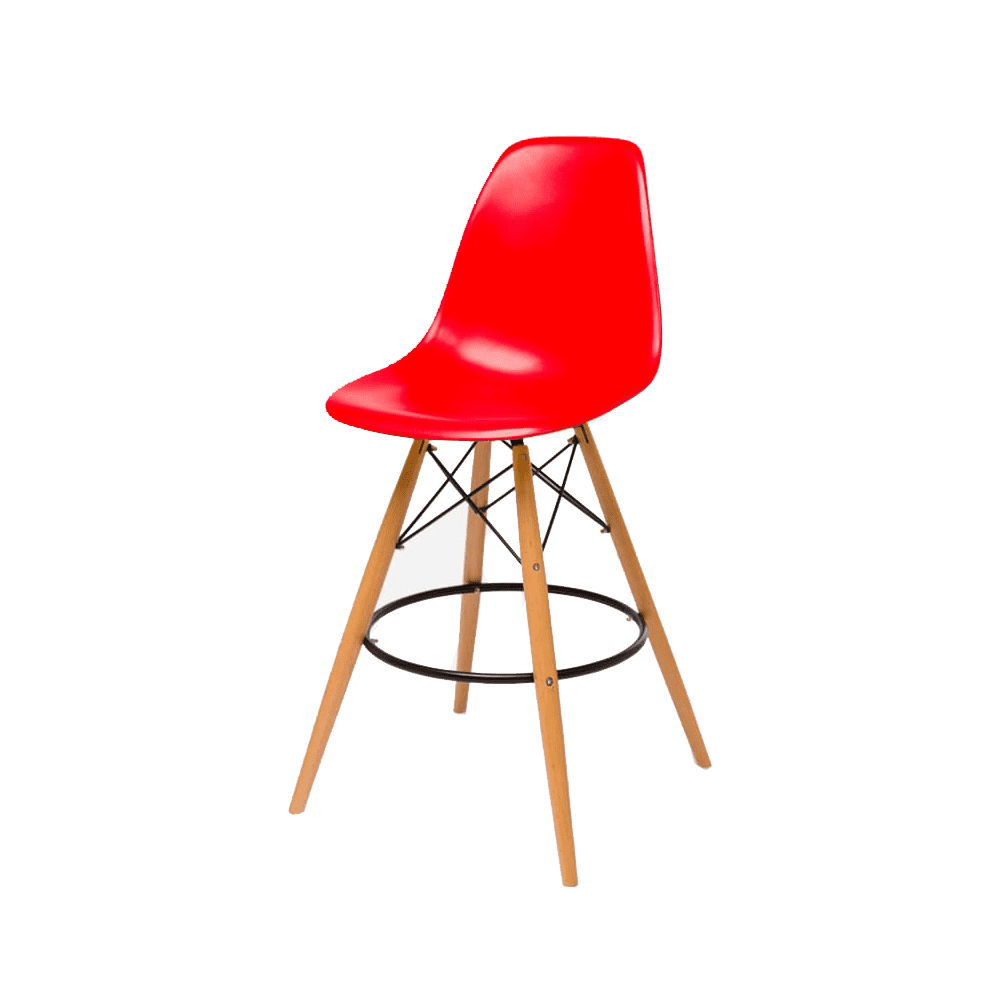 Барный стул Eames Bar Chair (красный)