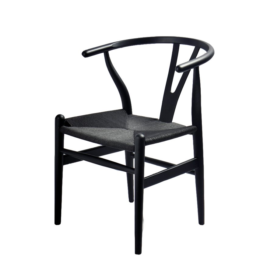 Стілець Wishbone Chair (чорний)