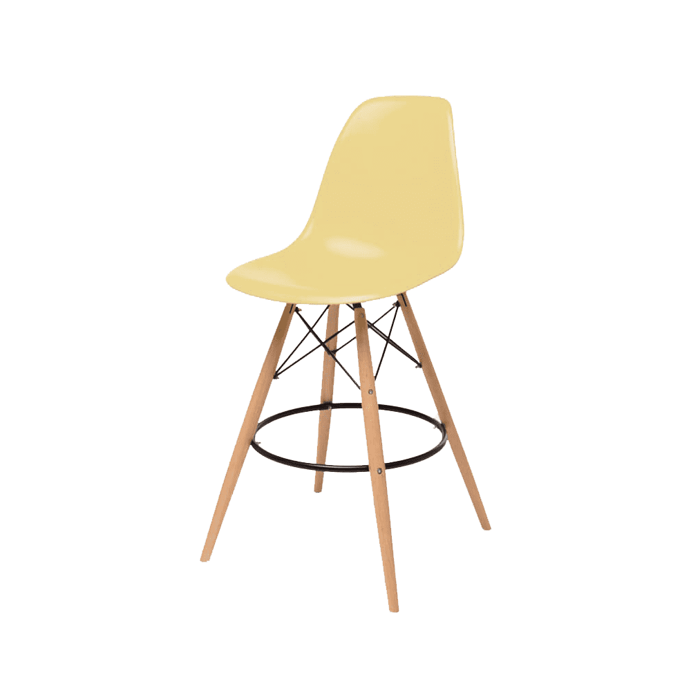 Барный стул Eames Bar Chair (кремовый)