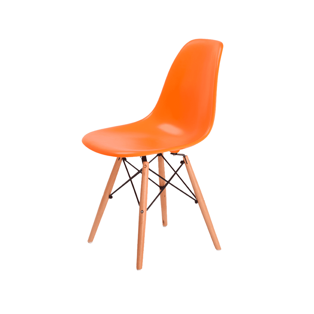 Стул Eames DSW Chair (оранжевый)