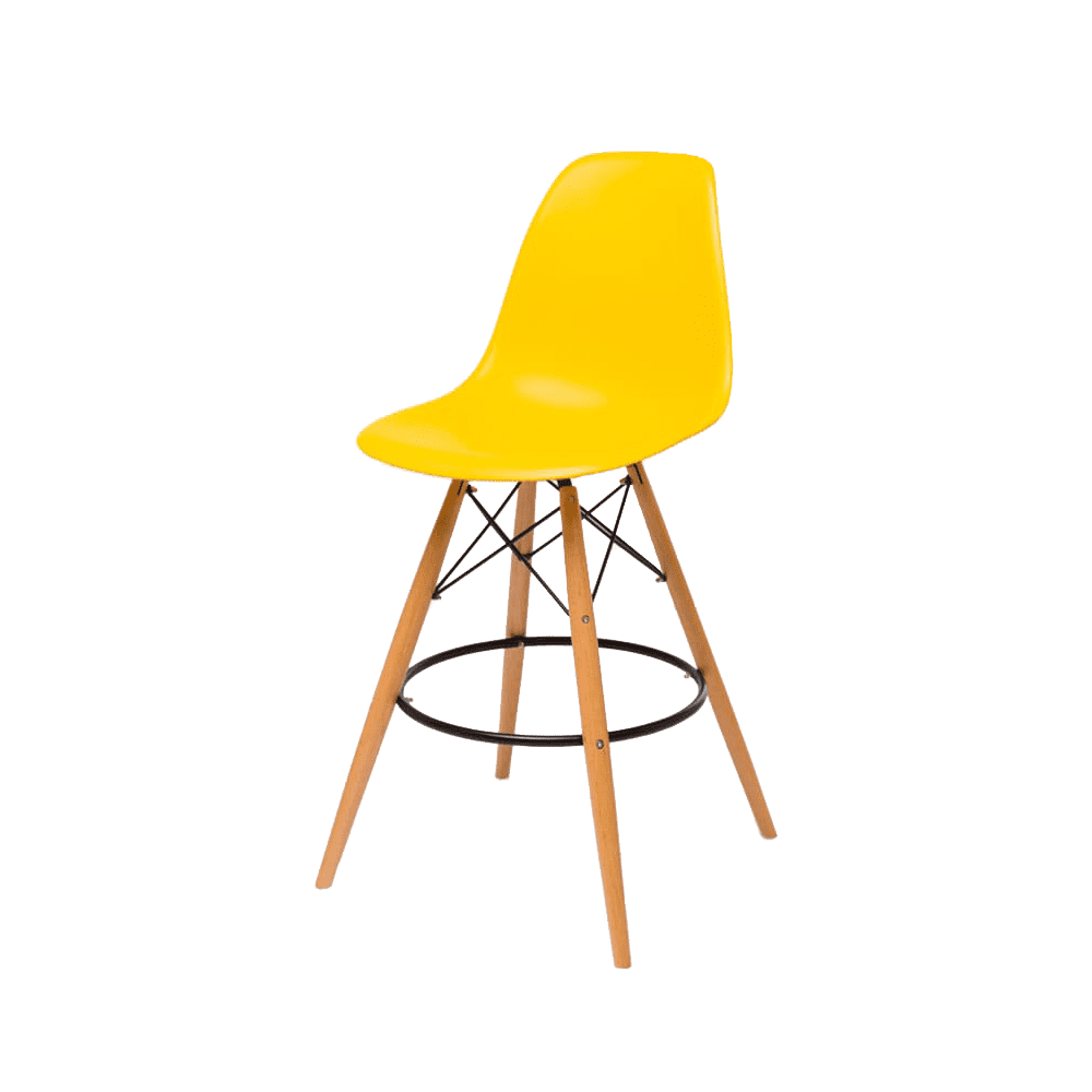 Барний стілець Eames Bar Chair (жовтий)