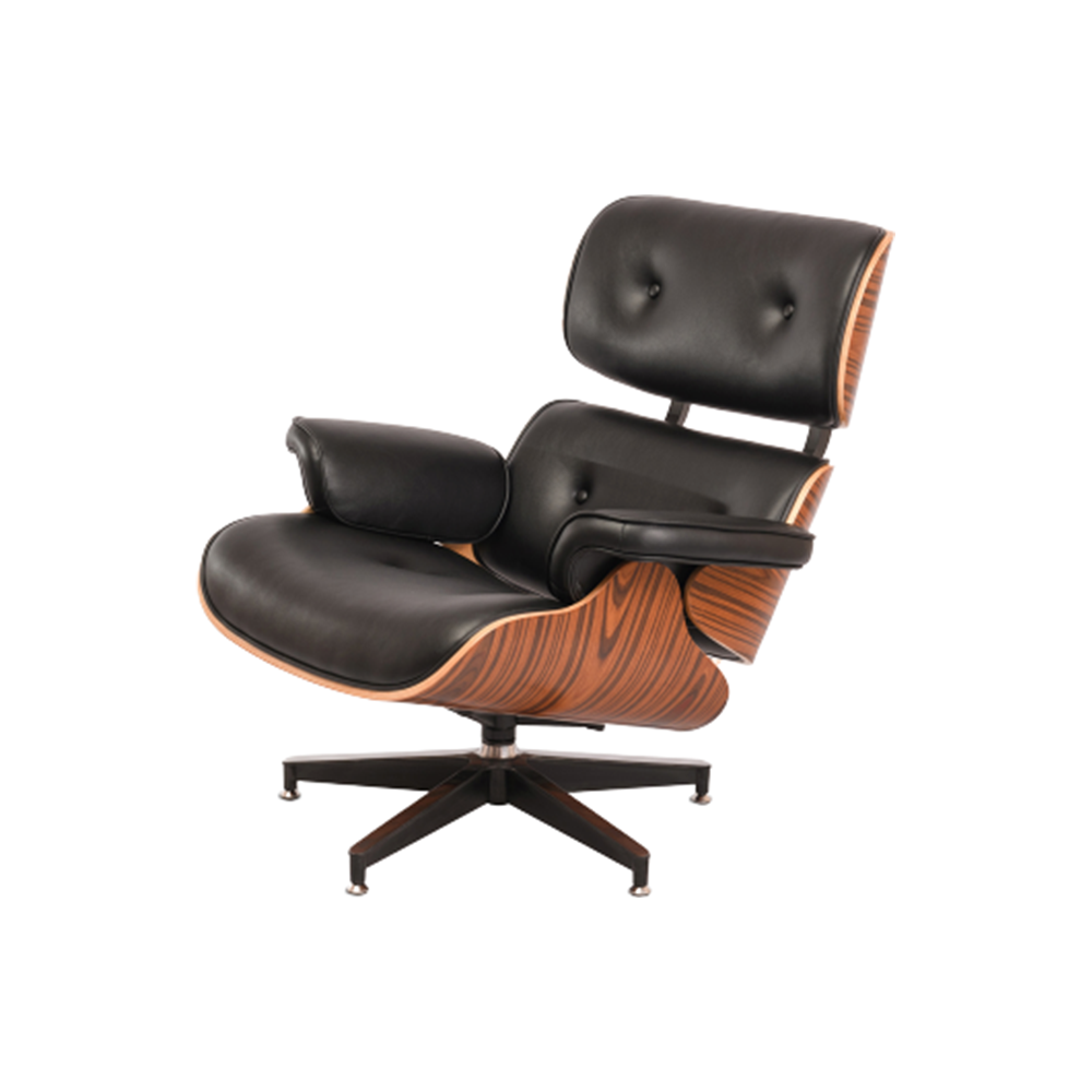 Крісло Eames Lounge Chair (чорний)