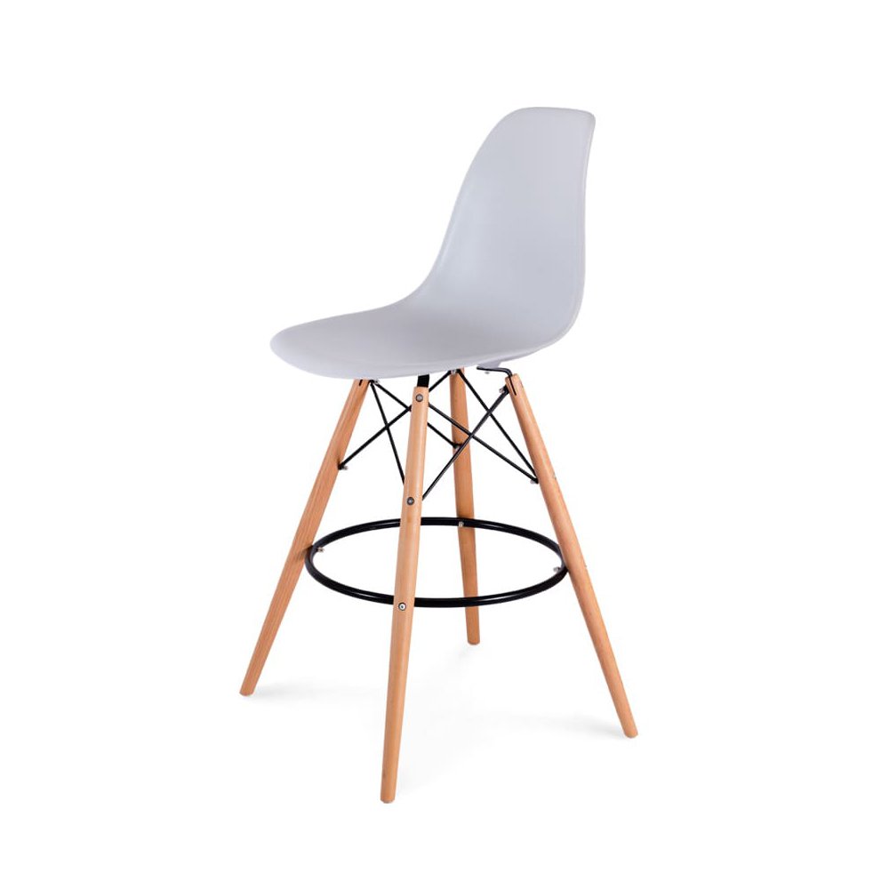 Барний стілець Eames Bar Chair (сірий)