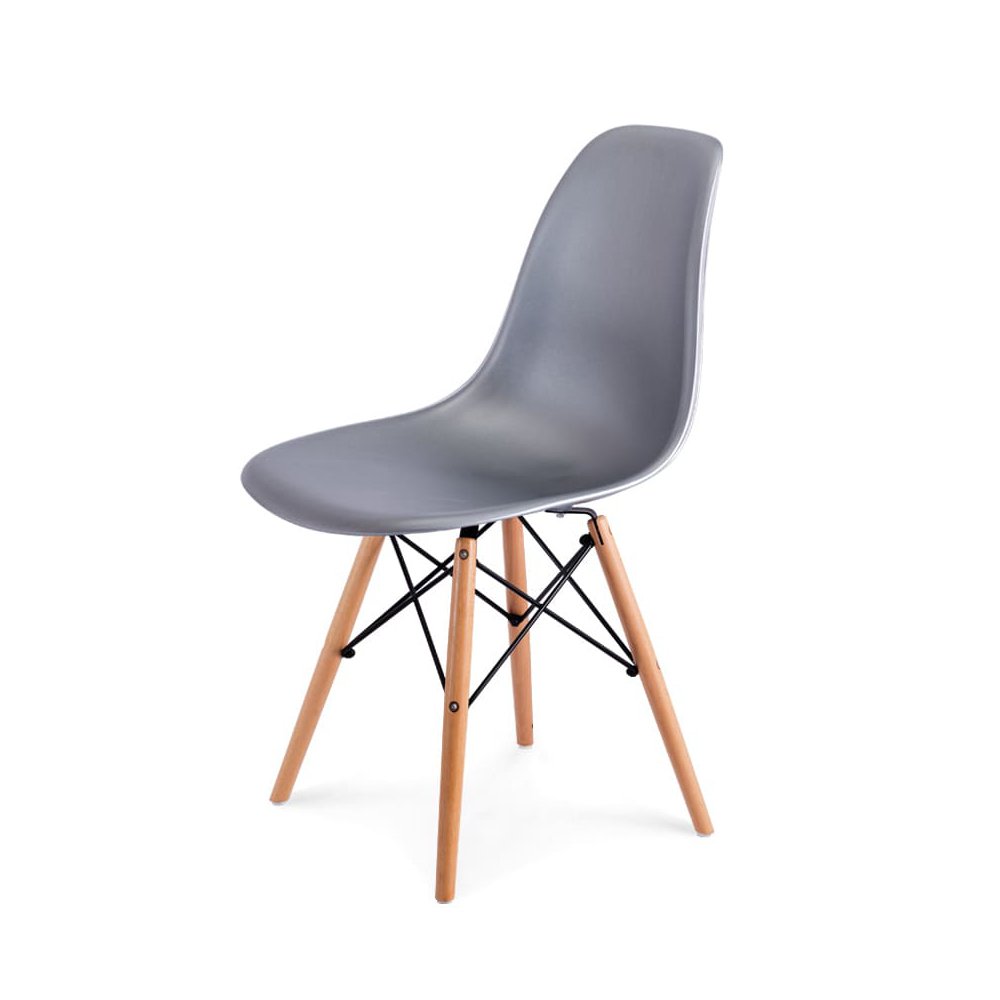 Стул Eames DSW Chair (серебро)