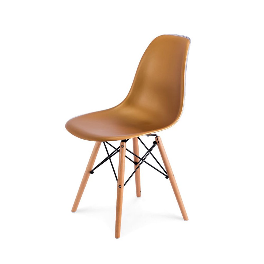 Стул Eames DSW Chair (золото)