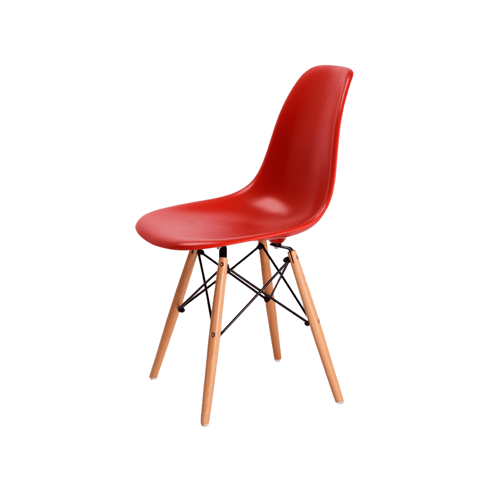Стул Eames DSW Chair (красный)