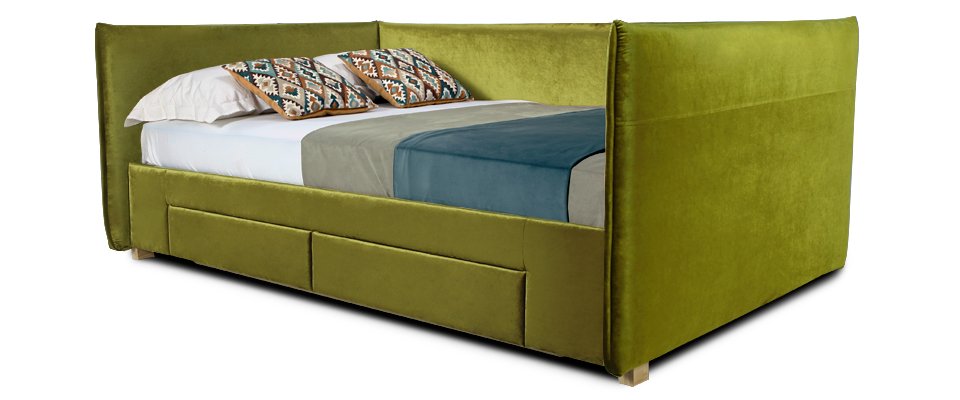Ліжко Дрім (спальне місце 90х200 см) з ящиком сафарі