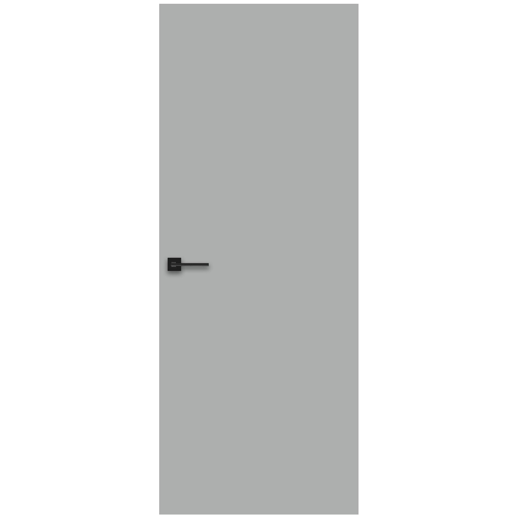Двери со скрытой коробкой без наличника Glass Lacobel RAL 9006
