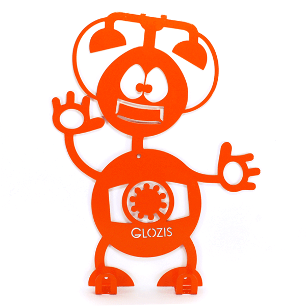 Вешалка настенная Детская Glozis Robot Phone H-008 26 х 22см