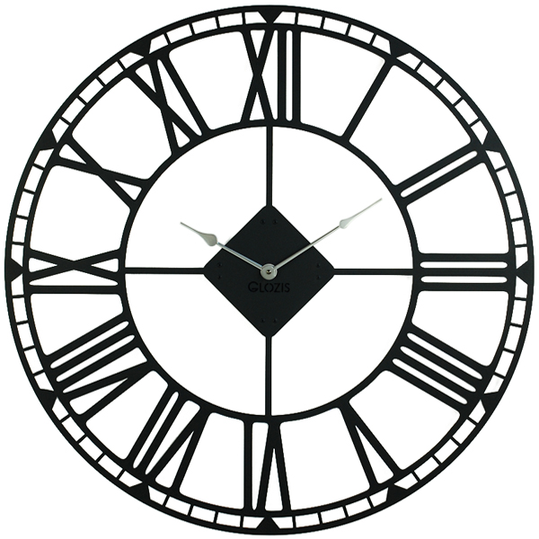 Большие Настенные Часы Glozis Oxford Black B-031 70х70