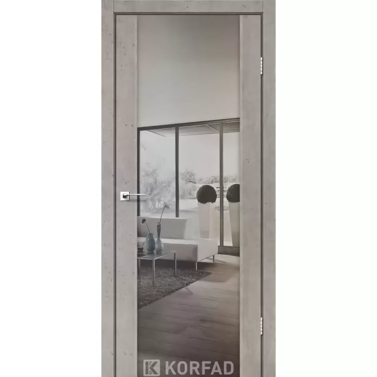 Двери Korfad SANREMO SR-01 лайт бетон