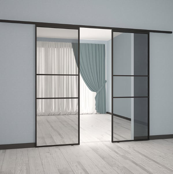 Міжкімнатна перегородка для зонування простору в будинку, виготовлена з якісних матеріалів, доступна до замовлення недорого - Elegance • Модель 3