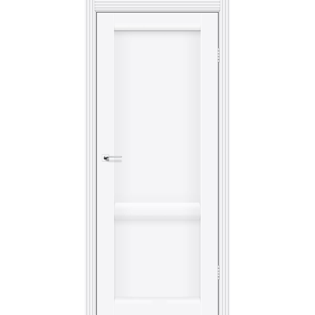 Двери межкомнатные филенчатые белые LAURA LR-02 белый мат