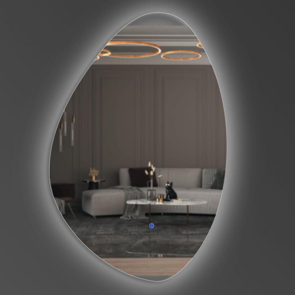 Зеркало с подсветкой для ванной Breton One LED 500х800
