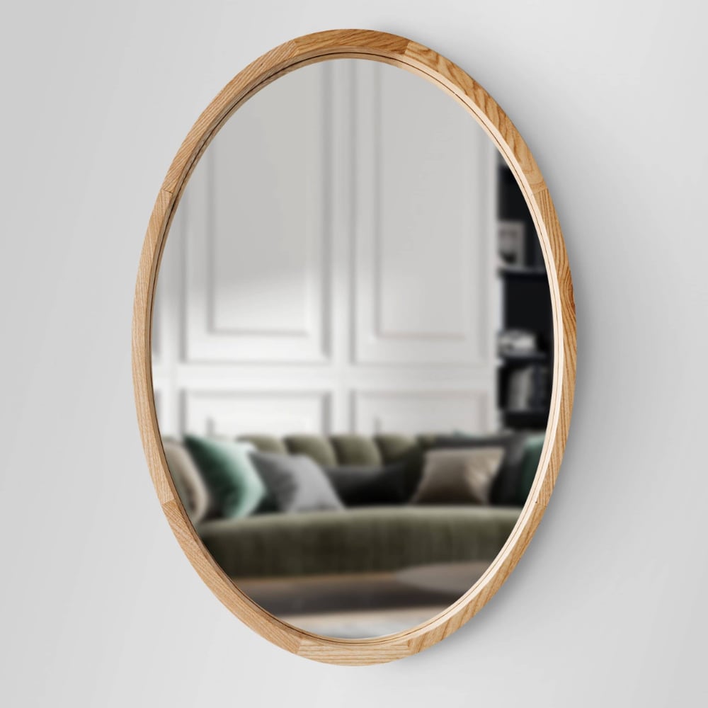 Зеркало в деревянной раме для прихожей Evolution 450х650