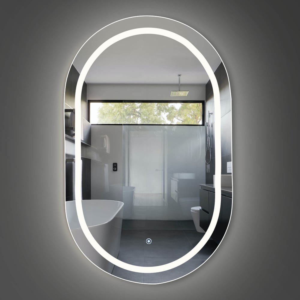 Овальные зеркала для прихожей и коридора из коллекции Freedom One LED 500х800