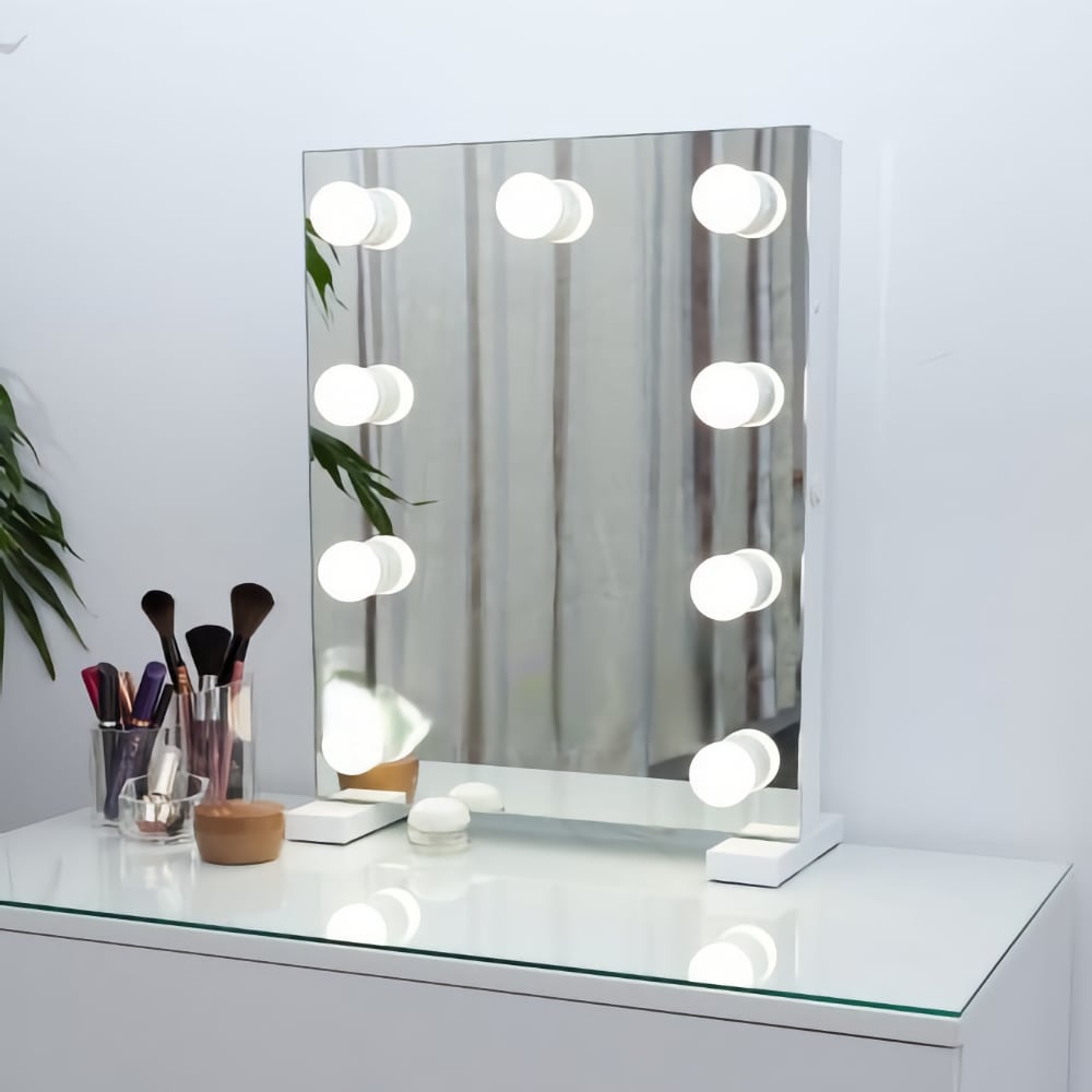 Настольное зеркало с подсветкой для макияжа Шарм