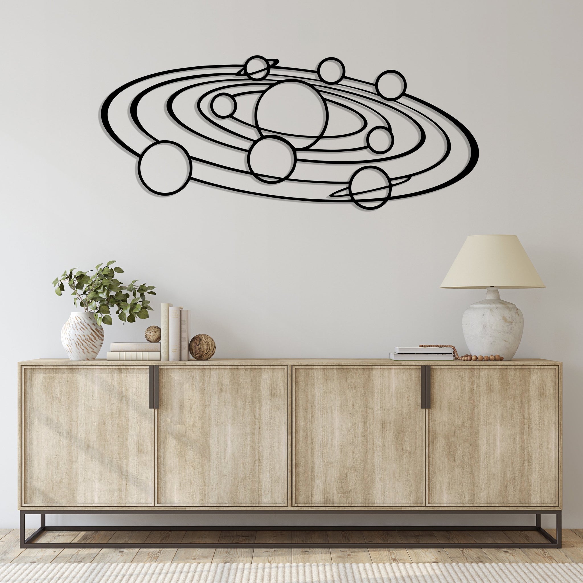 Дерев'яний малюнок "Planets" (50 x 20 см)
