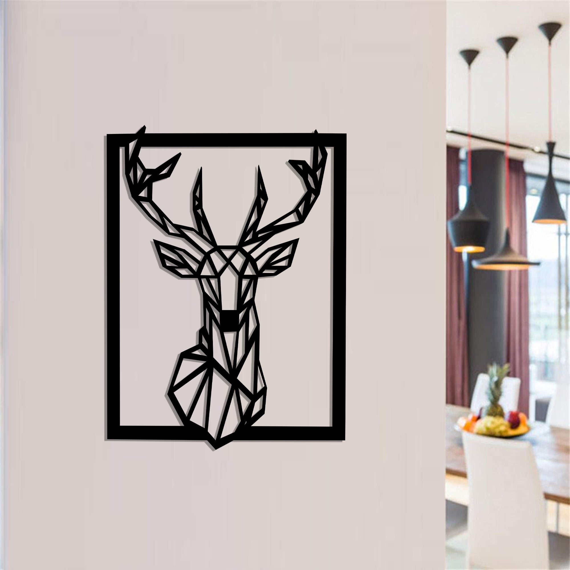 Дерев'яний малюнок "Deer" (90 x 66 см)