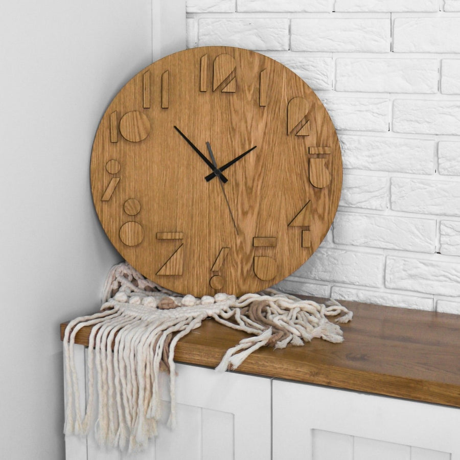 Дерев'яний годинник Moku Katori (48 x 48 см)