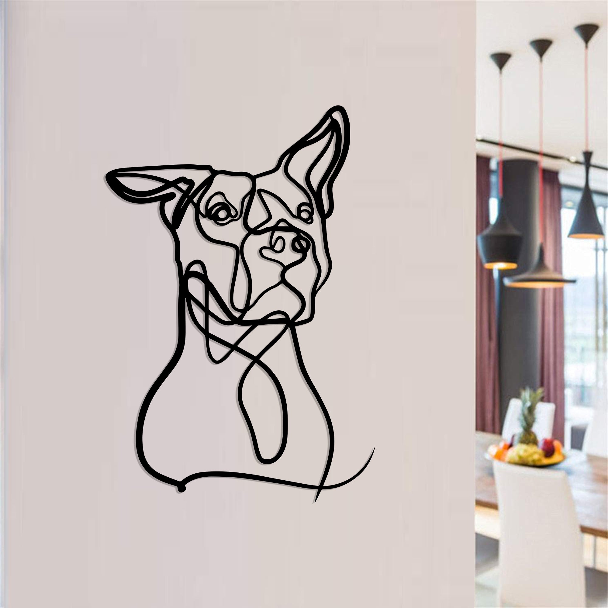 Дерев'яний малюнок "Funny Dog" (70 x 48 см)