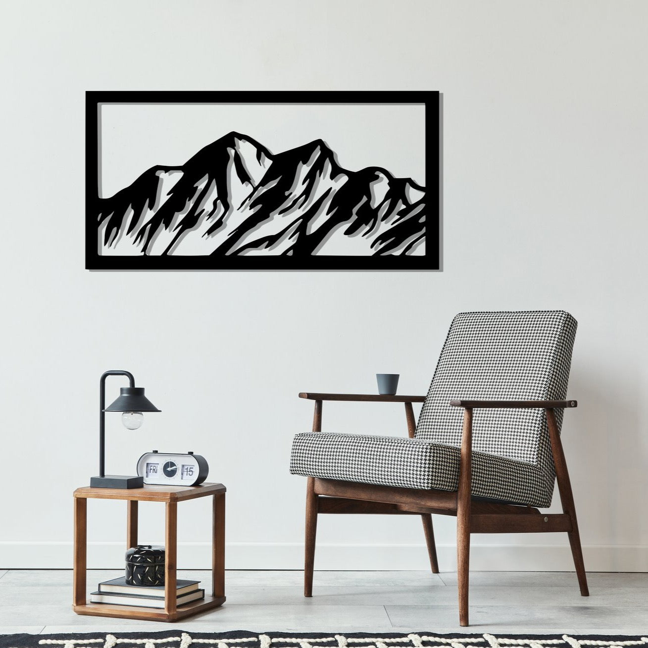 Дерев'яна дизайнерська картина "Hill" (50 x 25 см)