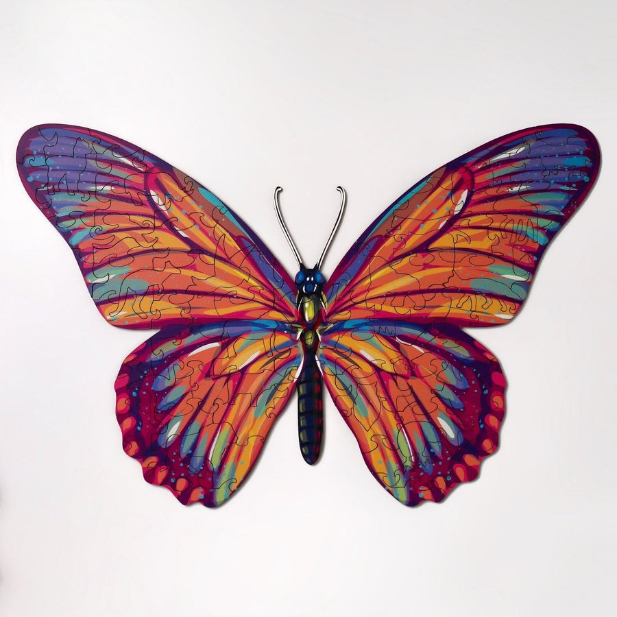 Дерев'яний пазл Moku Modern Butterfly S (24 x 15,5 см, 47 деталей)