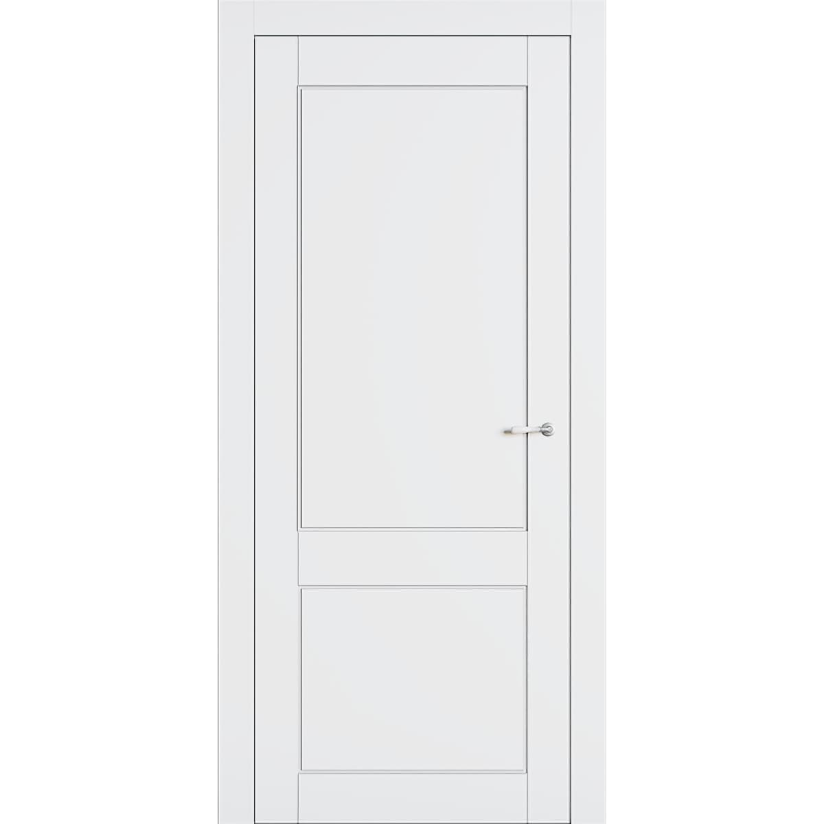 Белые филенчатые двери Allure Милан ПГ