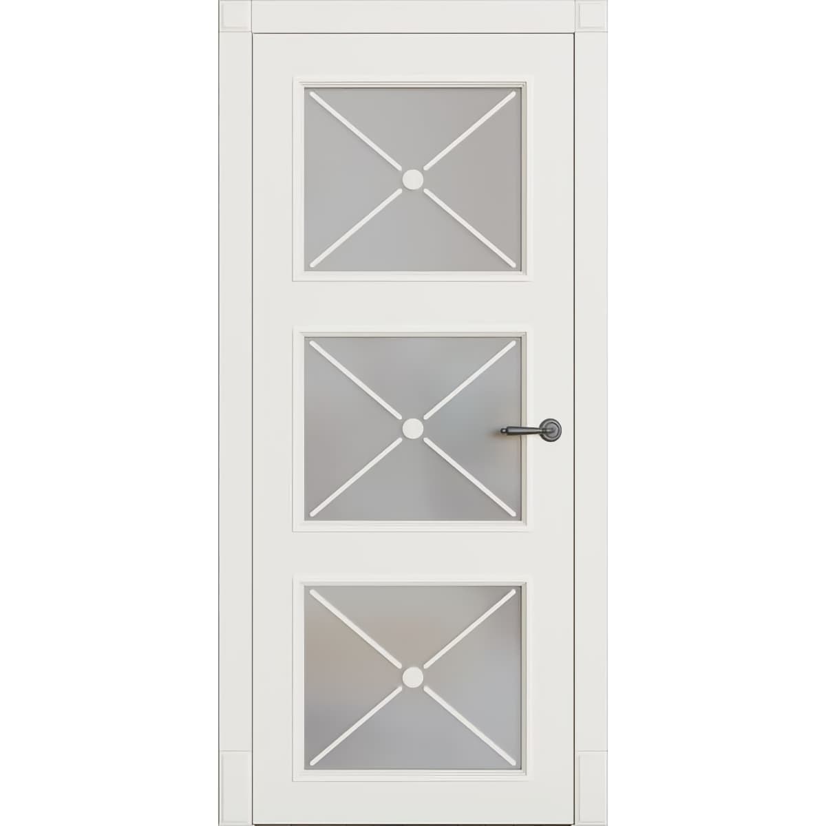 Двері міжкімнатні деревяні білі Bravo Рим Венеціано ПОО