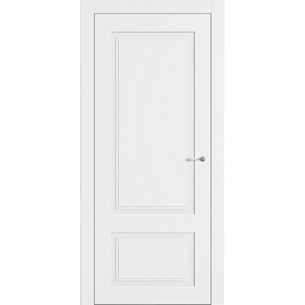 Двери филенчатые белые Minimal Milano