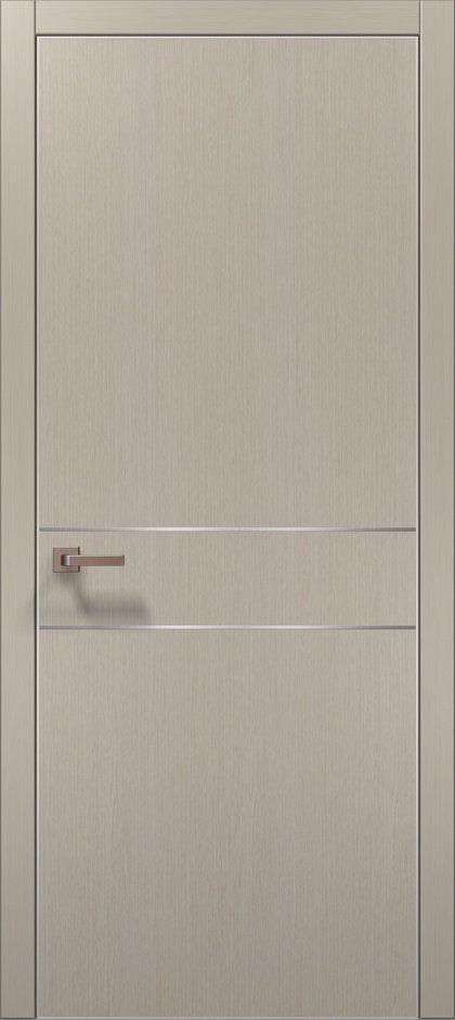 Папа карло ™ двери Plato-07 дуб кремовый брашированный