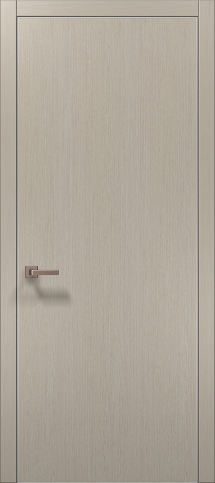 Межкомнатные двери Папа Карло ™ Plato-01 дуб кремовый брашированный