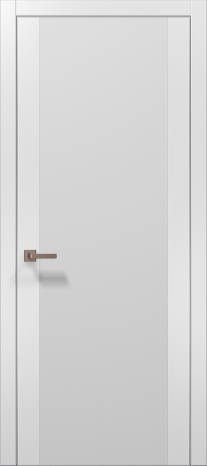 Двери межкомнатные Папа Карло ® Plato-14 белый матовый