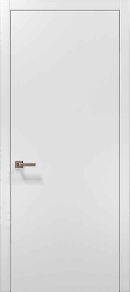 Дверь межкомнатная Plato-01 (склад) белый матовый