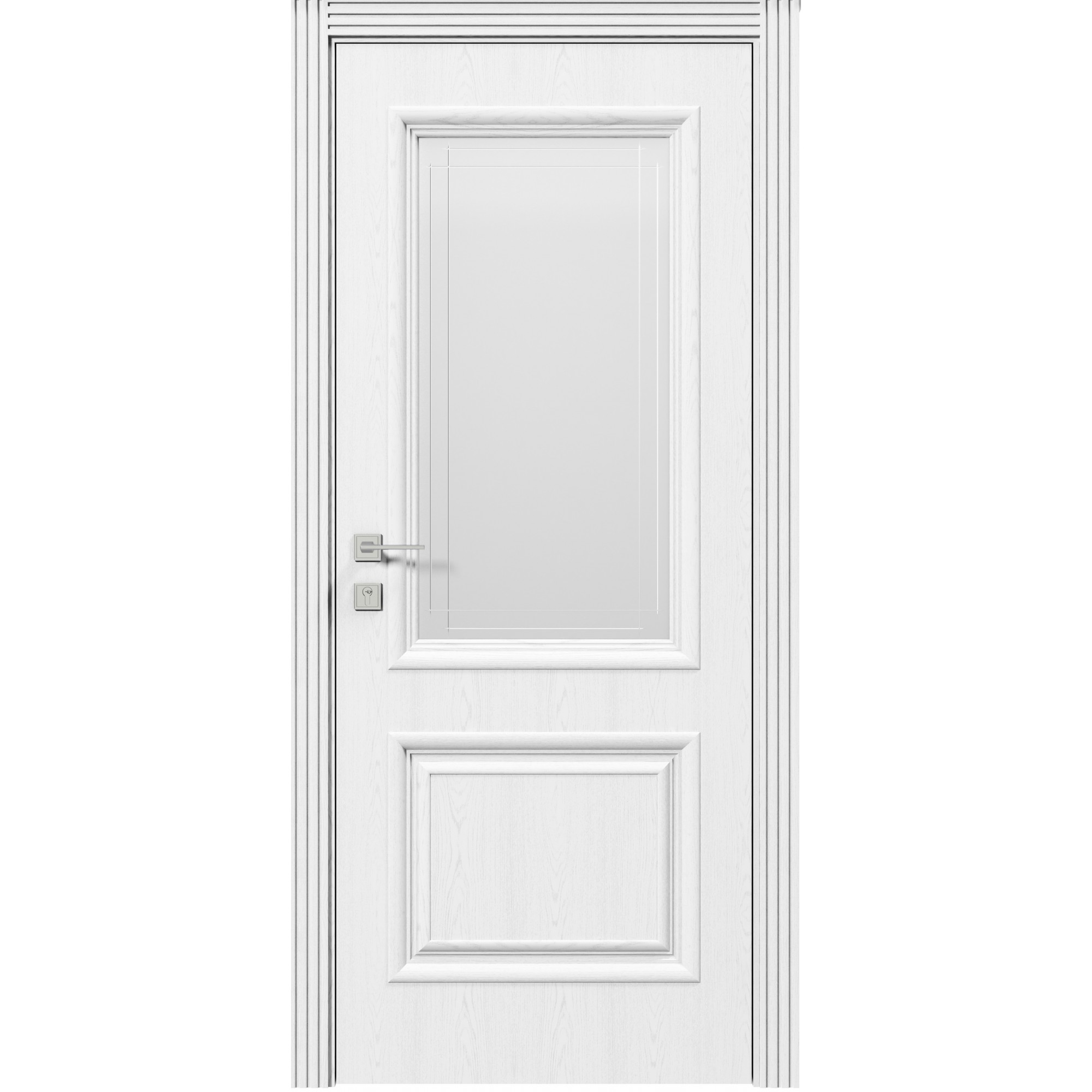 Білі двері міжкімнатні Royal Avalon Шпон