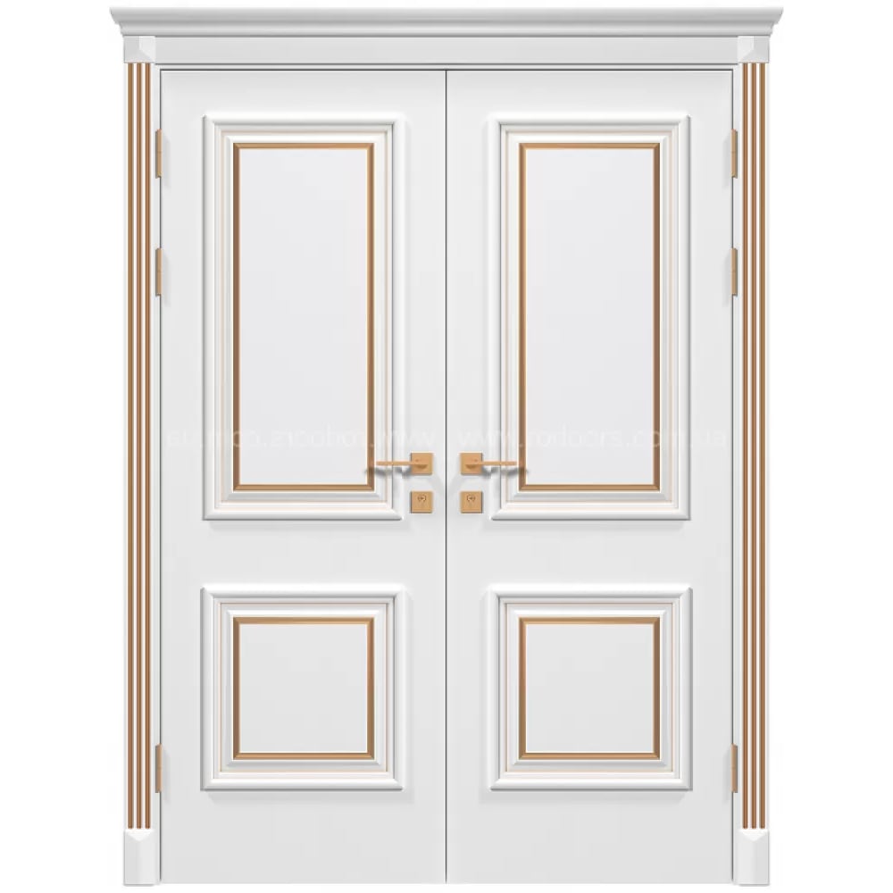 Двері міжкімнатні деревяні білі Siena Laura